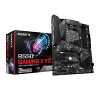GIGABYTE B550 Gaming X V2 Motherboard - AMD Ryzen 5000 CPUs, 10+3 Phases VRM, up to 4733MHz DDR4, 1xPCIe 4.0 + 1xPCIe 3.0 M.2, 1GbE LAN, USB 3.2 Gen 2