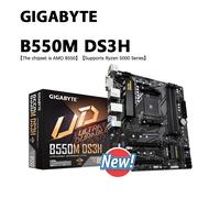 GIGABYTE New B550M DS3H Micro-ATX AMD B550 DDR4 4733(O.C.)MHz M.2 USB 3.2 128G Double Channel Socket AM4 Motherboard