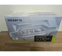 GIGABYTE GeForce RTX 5070 Ti EAGLE OC ICE SFF 16G Graphics Card - 16GB GDDR7, 256bit, PCI-E 5.0, 2542 MHz Core Clock, 3 x DP 2.1a, 1 x HDMI 2.1b, NVIDIA DLSS 4, GV-N507TEAGLEOC ICE-16GD