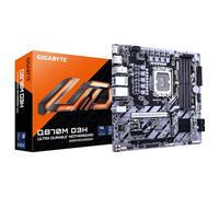 GIGABYTE Q870M D3H Motherboard - Intel Core Ultra (Series 2) CPUs, 4+1+2 Phases VRM, up to 9066MHz DDR5 (O.C), 2xPCIe 4.0 M.2, 1GbE LAN, USB 3.2 Gen 2