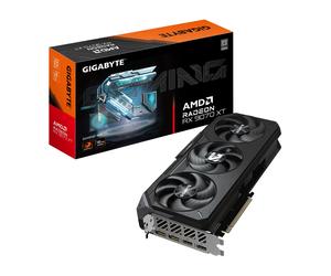 GIGABYTE Radeon RX 9070 XT GAMING 16G Graphics Card - 16GB GDDR6, 256bit, PCI-E 5.0, 2970 MHz Core Clock, 2 x DisplayPort 2.1a, 2 x HDMI 2.1b, GV-R9070XTGAMING-16GD