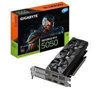 Gigabyte GeForce RTX 5050 OC Low Profile 8G Graphics Card - 8GB GDDR6, 128bit, PCI-E 5.0, 2587MHz Core Clock, 2 x DP, 2 x HDMI, NVIDIA DLSS 4, GV-N5050OC-8GL