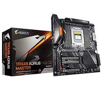 GIGABYTE TRX40 AORUS Master (sTRX AMD TRX40/Fins-Array Heatsink/16+3 Phases Infineon Digital VRM/3x PCIe 4.0x4 M.2/Intel WiFi 6/5GbE+1GbE LAN/E-ATX/AMD Motherboard)