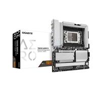 GIGABYTE TRX50 AERO D Motherboard - Supports AMD Ryzen PRO 7000 CPUs, 16+8+4 Phases Digital VRM, up to 7800MHz DDR5 (OC), 4xPCIe 4.0 M.2, Wi-Fi 7, 2.5GbE LAN, USB 3.2 Gen 2
