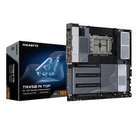 GIGABYTE TRX50 AI TOP-2B Motherboard - AMD Ryzen Threadripper PRO 7000 CPUs, 16+8+4 Phases Digital VRM, up to 5200 MHz DDR5, 4xPCIe 5.0 M.2, Wi-Fi 7, 10 GbE LAN, USB 4