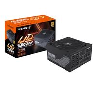 Gigabyte UD1300GM PG5 80 Plus Gold Fully Modular 1300w PCIe 5.0 Power Supply Unit, ATX 3.0, 12VHPWR GPU Connector, Flat Cables, 10 Year Warranty