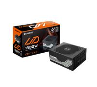 Gigabyte UD1600PM PG5 AI TOP 80 Plus Platinum Fully Modular 1600w PCIe 5.0 Power Supply Unit, ATX 3.1, 12VHPWR GPU Connector, Flat Cables, 10 Year Warranty