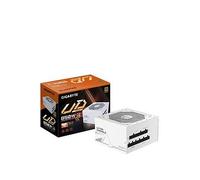 Gigabyte UD850GM PG5 ICE 80 Plus Gold Fully Modular 850w PCIe 5.0 White Power Supply Unit, ATX 3.1, 12VHPWR GPU Connector, Flat Cables, 10 Year Warranty