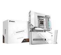 GIGABYTE X870 AORUS STEALTH ICE Motherboard - Supports AMD Ryzen 9000 CPUs, 16+2+2 Phases Digital VRM, up to 8200Hz DDR5 (OC), 2xPCIe 5.0 + 2xPCIe 4.0, Wi-Fi 7, 5 GbE LAN, USB 4