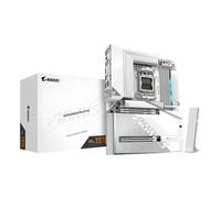 GIGABYTE X870 AORUS STEALTH ICE Motherboard - Supports AMD Ryzen 9000 CPUs, 16+2+2 Phases Digital VRM, up to 8200Hz DDR5 (OC), 2xPCIe 5.0 + 2xPCIe 4.0, Wi-Fi 7, 5 GbE LAN, USB 4