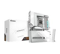 GIGABYTE X870 AORUS STEALTH ICE Motherboard - Supports AMD Ryzen 9000 CPUs, 16+2+2 Phases Digital VRM, up to 8200Hz DDR5 (OC), 2xPCIe 5.0 + 2xPCIe 4.0, Wi-Fi 7, 5 GbE LAN, USB 4