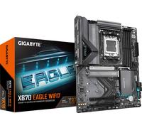 GIGABYTE X870 EAGLE WIFI7 Motherboard - Supports AMD Ryzen 9000 CPUs, 14+2+2 phases VRM, up to 8000MHz DDR5 (OC), 1xPCIe 5.0 + 2xPCIe 4.0, Wi-Fi 7, 2.5GbE LAN, USB 4