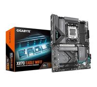 GIGABYTE X870 EAGLE WIFI7 Motherboard - Supports AMD Ryzen 9000 CPUs, 14+2+2 phases VRM, up to 8000MHz DDR5 (OC), 1xPCIe 5.0 + 2xPCIe 4.0, Wi-Fi 7, 2.5GbE LAN, USB 4