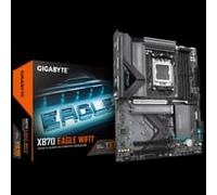 GIGABYTE X870 EAGLE WIFI7 Motherboard - Supports AMD Ryzen 9000 CPUs, 14+2+2 phases VRM, up to 8000MHz DDR5 (OC), 1xPCIe 5.0 + 2xPCIe 4.0, Wi-Fi 7, 2.5GbE LAN, USB 4