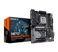 GIGABYTE X870 GAMING WIFI6 Motherboard - Supports AMD Ryzen 9000 CPUs, 8+2+2 phases VRM, up to 8000MHz DDR5 (OC), 1xPCIe 5.0 + 2xPCIe 4.0, Wi-Fi 6, 2.5GbE LAN, USB 4