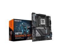 GIGABYTE X870 GAMING X WIFI7 Motherboard - Supports AMD Ryzen 9000 CPUs, 16+2+2 phases VRM, up to 8000MHz DDR5 (OC), 1xPCIe 5.0 + 2xPCIe 4.0, Wi-Fi 7, 2.5GbE LAN, USB 4