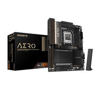 GIGABYTE X870E AERO X3D DARK WOOD Motherboard - Supports AMD Ryzen 9000 CPUs, 16+2+2 Phases Digital VRM, up to 9000Hz DDR5 (OC), 2xPCIe 5.0 + 2xPCIe 4.0, Wi-Fi 7, 5GbE LAN, USB 4