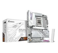 GIGABYTE X870E AORUS ELITE WIFI7 ICE Motherboard - Supports AMD Ryzen 9000 CPUs, 16+2+2 Phases Digital VRM, up to 8200Hz DDR5 (OC), 3xPCIe 5.0 + 1xPCIe 4.0, Wi-Fi 7, 2.5GbE LAN, USB 4