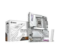 GIGABYTE X870E AORUS ELITE WIFI7 ICE Motherboard - Supports AMD Ryzen 9000 CPUs, 16+2+2 Phases Digital VRM, up to 8200Hz DDR5 (OC), 3xPCIe 5.0 + 1xPCIe 4.0, Wi-Fi 7, 2.5GbE LAN, USB 4