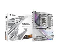 GIGABYTE X870E AORUS MASTER X3D ICE Motherboard - Supports AMD Ryzen 9000 CPUs, 18+2+2 Phases Digital VRM, up to 9000Hz DDR5 (OC), 2xPCIe 5.0 + 3xPCIe 4.0, Wi-Fi 7, 10GbE LAN, USB 4