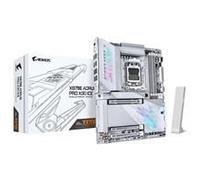 Gigabyte X870E AORUS PRO X3D ICE AMD AM5 Socket Motherboard, ATX, 4x DDR5 Slots, 4x M.2 Sockets, Fitted I/O Shield, 5GbE LAN, Wi-Fi 7