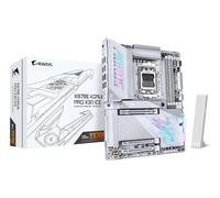 GIGABYTE X870E AORUS PRO X3D ICE Motherboard - Supports AMD Ryzen 9000 CPUs, 18+2+2 Phases Digital VRM, up to 9000Hz DDR5 (OC), 2xPCIe 5.0 + 2xPCIe 4.0, Wi-Fi 7, 5GbE LAN, USB 4
