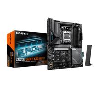 GIGABYTE X870E EAGLE X3D WIFI7 Motherboard - Supports AMD Ryzen 9000 CPUs, 14+2+2 Phases Digital VRM, up to 9000Hz DDR5 (OC), 1xPCIe 5.0 + 3xPCIe 4.0, Wi-Fi 7, 5GbE LAN, USB 4