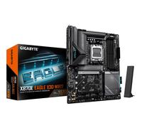 GIGABYTE X870E EAGLE X3D WIFI7 Motherboard - Supports AMD Ryzen 9000 CPUs, 14+2+2 Phases Digital VRM, up to 9000Hz DDR5 (OC), 1xPCIe 5.0 + 3xPCIe 4.0, Wi-Fi 7, 5GbE LAN, USB 4