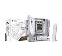 GIGABYTE X870I AORUS PRO ICE Motherboard - Supports AMD Ryzen 9000 Series CPUs, 8+2+1 phases VRM, up to 8400MHz DDR5 (OC), 1xPCIe 5.0 M.2 + 1xPCIe 4.0 M.2, WI-FI 7, 2,5GbE LAN, USB 4