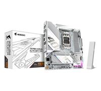 GIGABYTE X870M AORUS ELITE WIFI7 ICE Motherboard - Supports AMD Ryzen 9000 CPUs, 14+2+2 Phases Digital VRM, up to 8200Hz DDR5 (O.C), 1xPCIe 5.0 + 1xPCIe 4.0, Wi-Fi 7, 2.5 GbE LAN, USB 4
