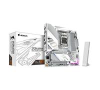 GIGABYTE X870M AORUS ELITE WIFI7 ICE Motherboard - Supports AMD Ryzen 9000 CPUs, 14+2+2 Phases Digital VRM, up to 8200Hz DDR5 (O.C), 1xPCIe 5.0 + 1xPCIe 4.0, Wi-Fi 7, 2.5 GbE LAN, USB 4