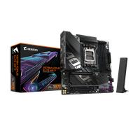 GIGABYTE X870M AORUS ELITE WIFI7 Motherboard - Supports AMD Ryzen 9000 CPUs, 14+2+2 Phases Digital VRM, up to 8200Hz DDR5 (OC), 1xPCIe 5.0 + 1xPCIe 4.0, Wi-Fi 7, 2.5 GbE LAN, USB 4