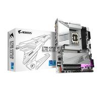 GIGABYTE Z790 AORUS ELITE AX ICE Motherboard - Supports Intel Core 13th CPUs, 16+1+2 Phases Digital VRM, up to 7600MHz DDR5, 4xPCIe 4.0 M.2, Wi-Fi 6E, 2.5GbE LAN , USB 3.2 Gen 2