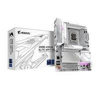 GIGABYTE Z890 AORUS ELITE WIFI7 ICE Motherboard - Supports Intel Core Ultra (Series 2) CPUs, 16+1+2 phases VRM, up to 8800MHz DDR5 (OC), 1xPCIe 5.0 + 3xPCIe 4.0, Wi-Fi 7, 2.5GbE LAN, Thunderbolt 4