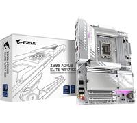 GIGABYTE Z890 AORUS ELITE WIFI7 ICE Motherboard - Supports Intel Core Ultra (Series 2) CPUs, 16+1+2 phases VRM, up to 8800MHz DDR5 (OC), 1xPCIe 5.0 + 3xPCIe 4.0, Wi-Fi 7, 2.5GbE LAN, Thunderbolt 4