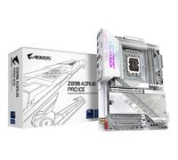 GIGABYTE Z890 AORUS PRO ICE Motherboard - Supports Intel Core Ultra (Series 2) CPUs, 16+1+2 phases VRM, up to 9500MHz DDR5 (OC), 1xPCIe 5.0 + 4xPCIe 4.0, Wi-Fi 7, 5GbE LAN, Thunderbolt 4