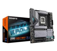 GIGABYTE Z890 EAGLE WIFI7 Motherboard - Supports Intel Core Ultra (Series 2) CPUs, 14+1+2 phases VRM, up to 8800MHz DDR5 (OC), 1xPCIe 5.0 + 3xPCIe 4.0, Wi-Fi 7, 2.5GbE LAN, Thunderbolt 4