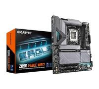 GIGABYTE Z890 EAGLE WIFI7 Motherboard - Supports Intel Core Ultra (Series 2) CPUs, 14+1+2 phases VRM, up to 8800MHz DDR5 (OC), 1xPCIe 5.0 + 3xPCIe 4.0, Wi-Fi 7, 2.5GbE LAN, Thunderbolt 4