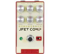 Gigagain GP09 JFET COMP Compressor Pedal, Analog 1176-Style FET Compressor for Electric Guitar, 10-Segment LED Meter, Buffered Bypass