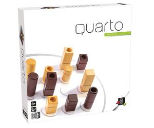 Gigamic, Quarto, Family Game, Wooden Game, 2 Players, from 8+ Years, 15 Minutes, German, Multilingual, Multicoloured, Colourful