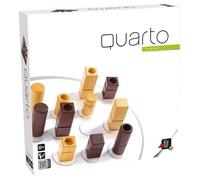 Gigamic, Quarto, Family Game, Wooden Game, 2 Players, from 8+ Years, 15 Minutes, German, Multilingual, Multicoloured, Colourful