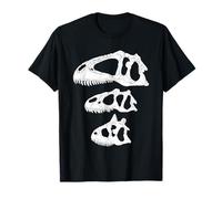 Giganotosaurus Allosaurus Carnotaurus fossil skull T-Shirt