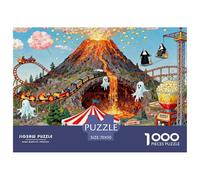 Gigantic Funfair Wooden Jigsaw Puzzle Waterproof 1000 Piece Puzzles for Adults Gifts Colourful Educational Games