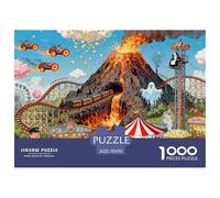 Gigantic Funfair Wooden Jigsaw Puzzle Waterproof 1000 Piece Puzzles for Adults Impossible Home Decoration