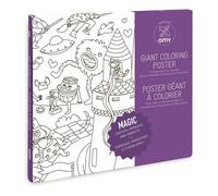 Gigantic Magic Colouring Poster White one size