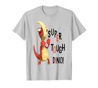 Gigantosaurus Rocky The Dinosaur Super Tough Dino! T-Shirt T-Shirt, Men, Silver Grey, Medium
