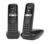 Siemens Gigaset As690Duo Cordless Double Black Hands-Free Display 2"