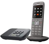 Gigaset CL660A - Cordless Phone with Answering Machine and Large TFT Colour Display - User Interface, Large Address Book, Slim Design Phone, Anthracite Metallic [German Version]