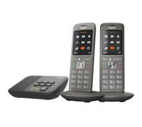 Gigaset CL660A Duo - 2 Phones with Answering Machine, Box 200A [UK Version] | Large TFT Colour Display, PC Connection va micro USB, Up to 400 Contacts with 3 Phone Numbers, Slim and Modern Design