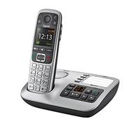 Gigaset E560A - Premium Big Button Cordless Home Phone with Answering Machine, Nuisance Call Block and 4 SOS keys, silver/black